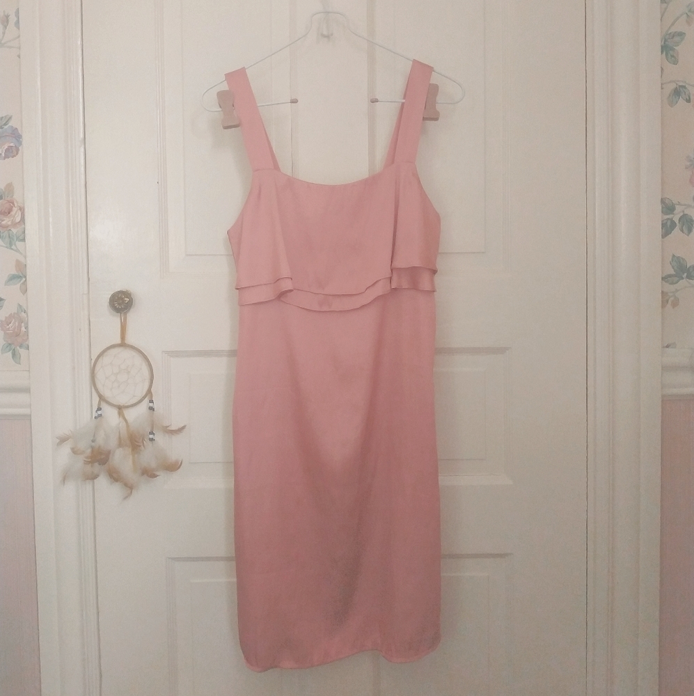 H&M Pink Silk Dress